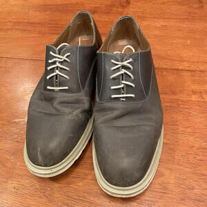 Dr. Martens Men's Dark Gray Oxford Shoes